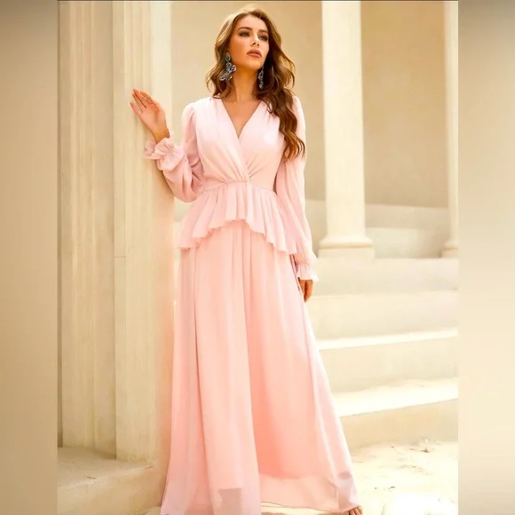 long sleeve formal dress fast shipping Fast Delivery Dresses